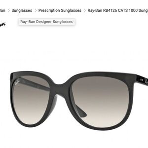 Ray-Ban RB4126 Cats 1000 32mm black
